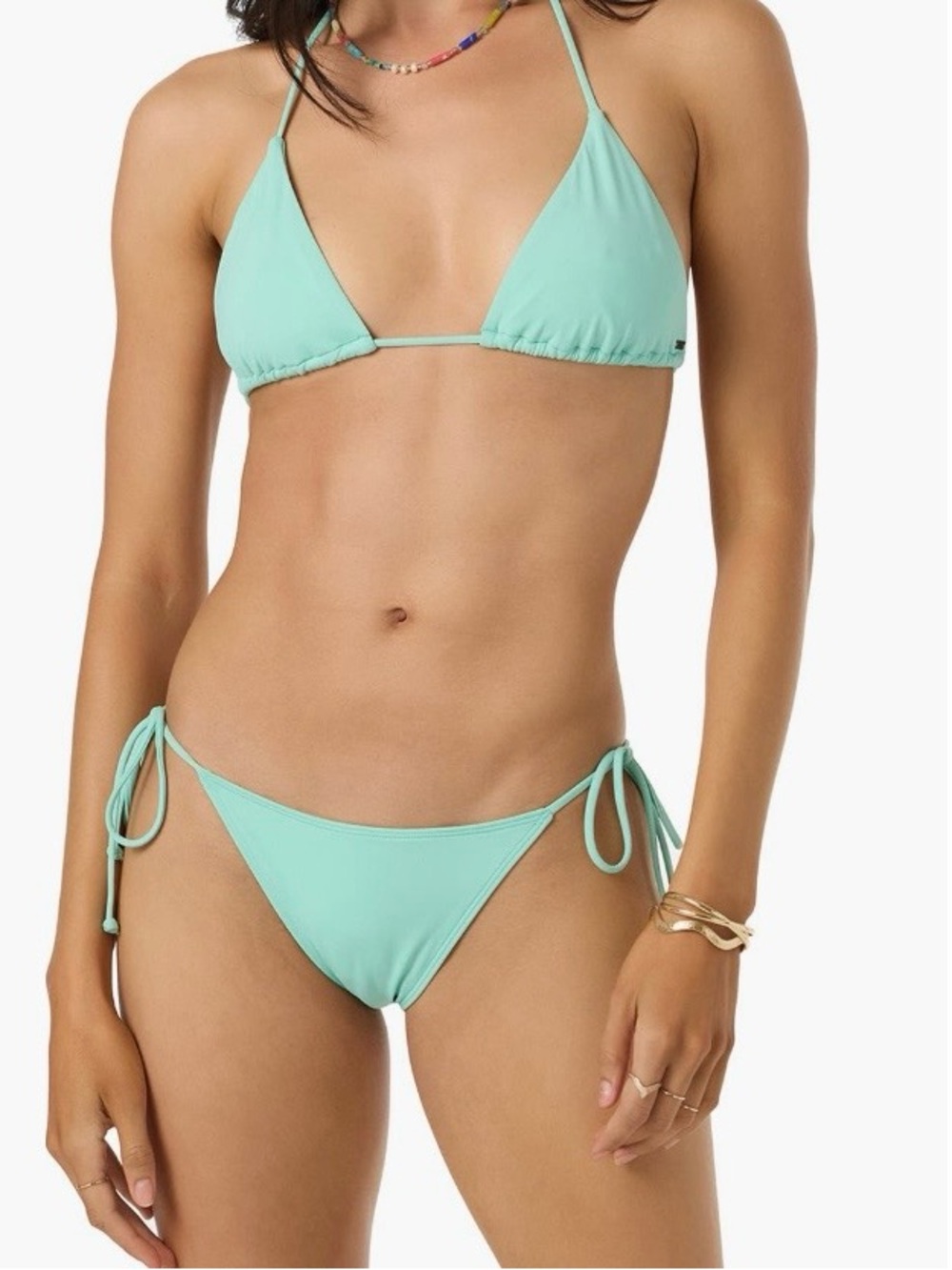 O'Neill Mint Tie-Side Bikini Bottom - Picture 4 of 9